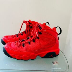 Nike Air Jordan 9 Retro GS Shoes Chile Red 302359-600 Kid’s‎ 4Y
